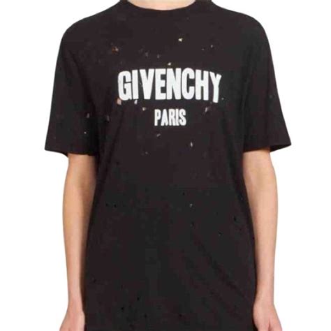 givenchy shirt for women|givenchy top with holes.